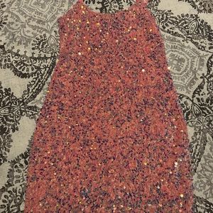 New Iridescent Sequin Bodycon Dress in Pink